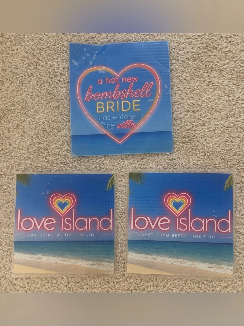 Love Island Bombshell Bride Bachelorette party decor lot